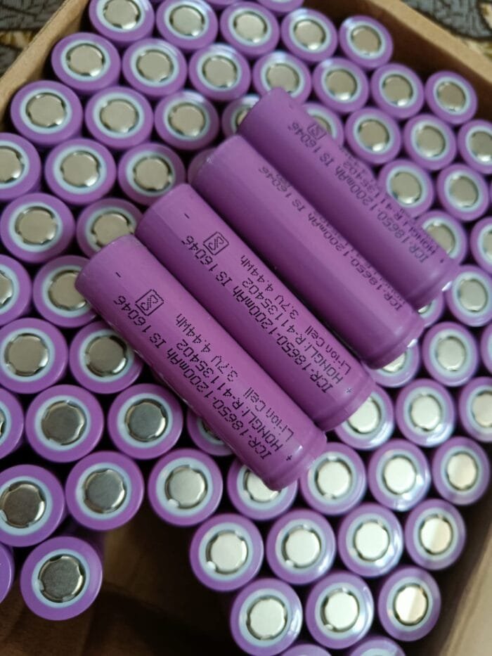 18650 lithium ion battery cell 1200mah 3.7v