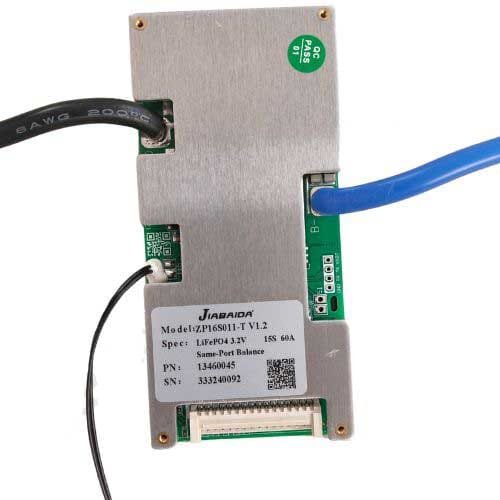 15S 50AMP BMS ZP16S011 (JBD) 15S 50AMP BMS LFP JBD Hardware (ZP16S011)